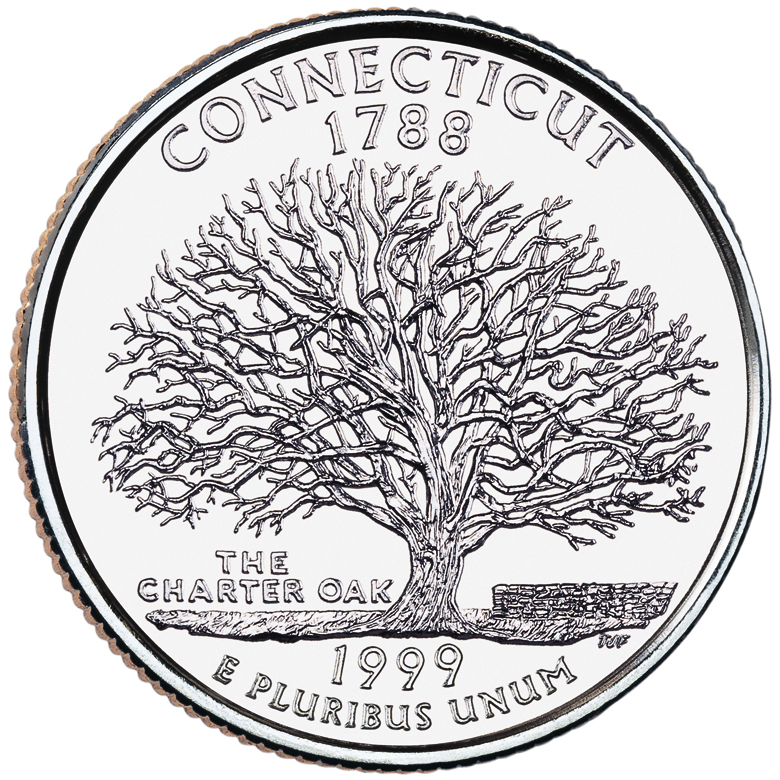 Connecticut Quarter - front image