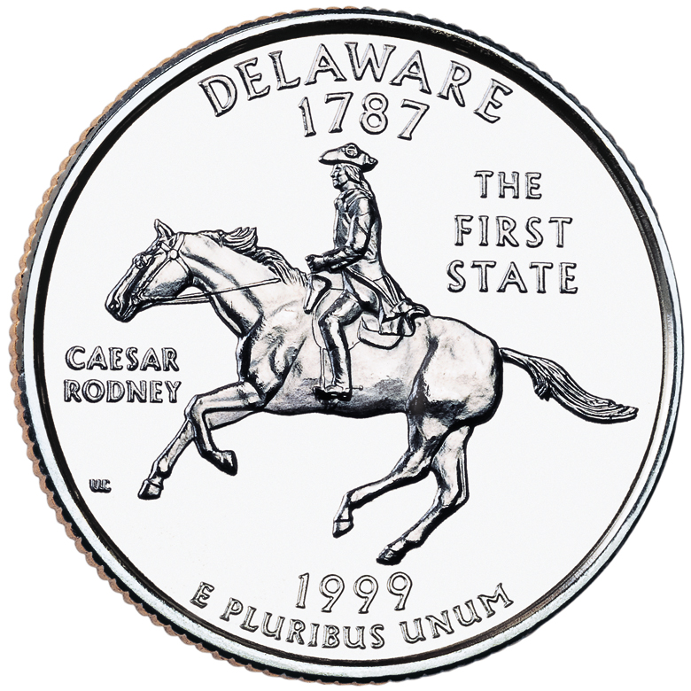 Delaware Quarter - front image