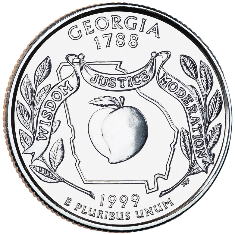 Georgia Quarter - front image