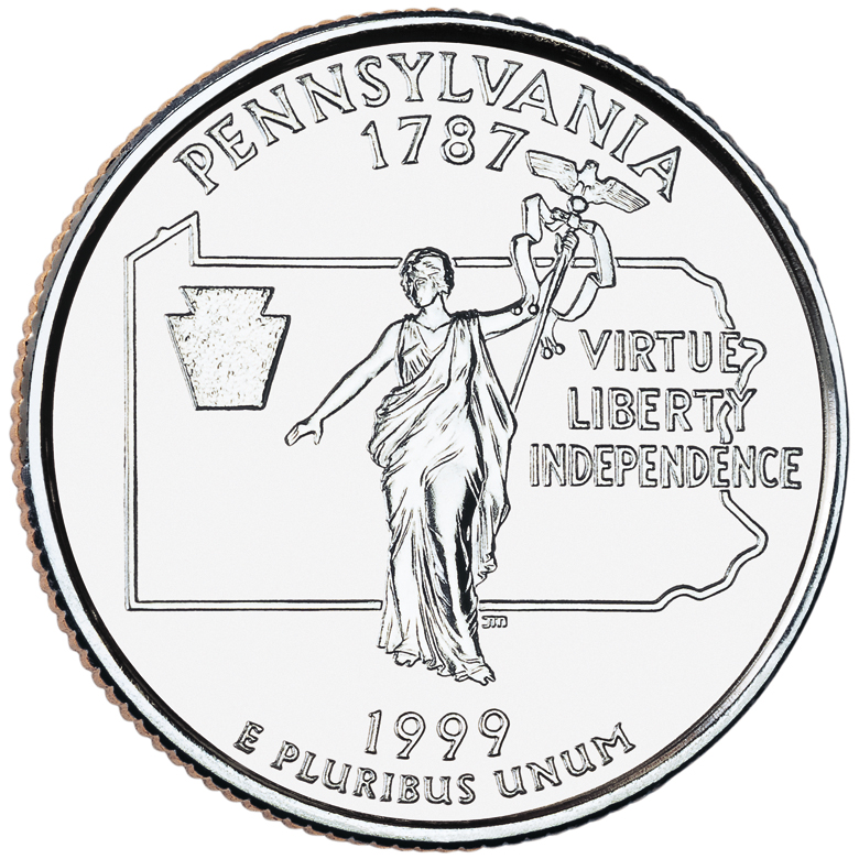 Pennsylvania Quarter - front image