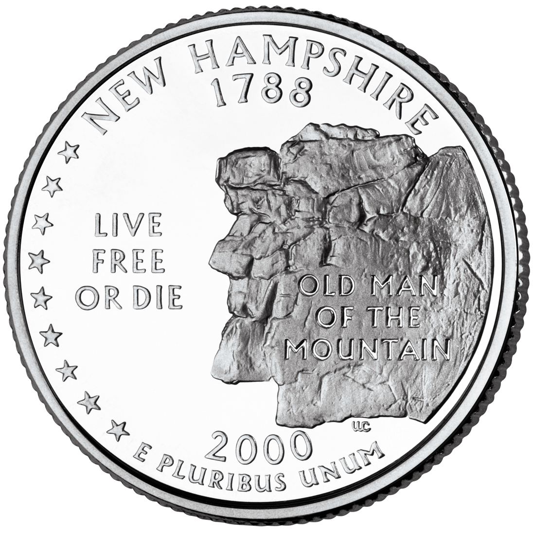 New Hampshire Quarter - front image