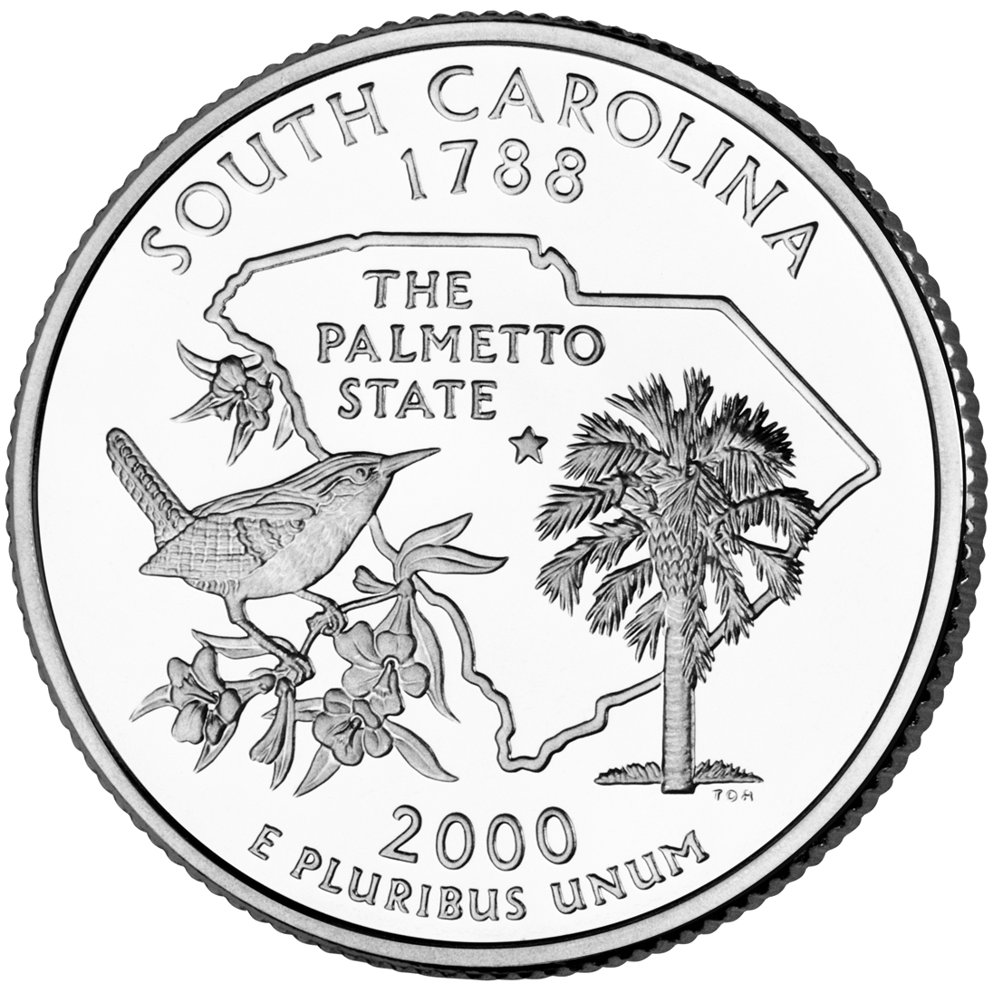 South Carolina Quarter - front image