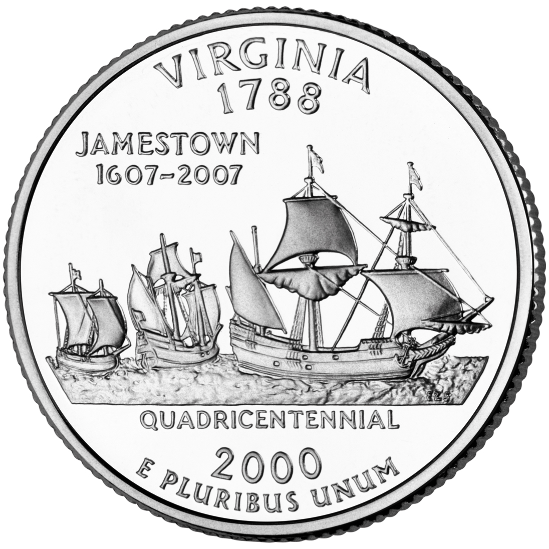 Virginia Quarter - front image