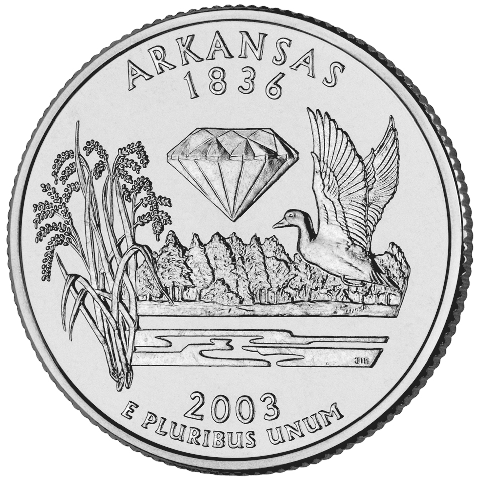 Arkansas Quarter - front image