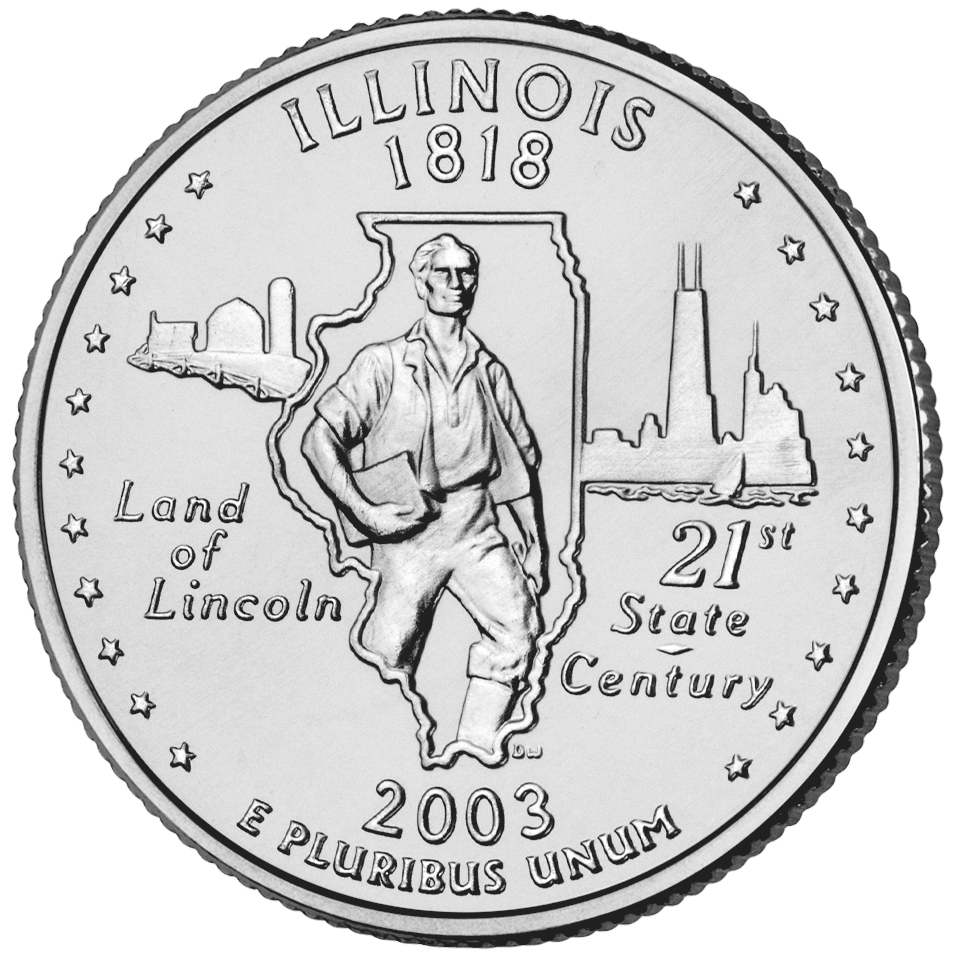 Illinois Quarter - front image