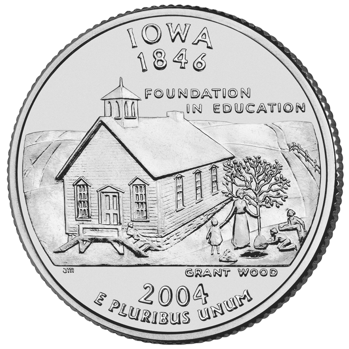 Iowa Quarter - front image