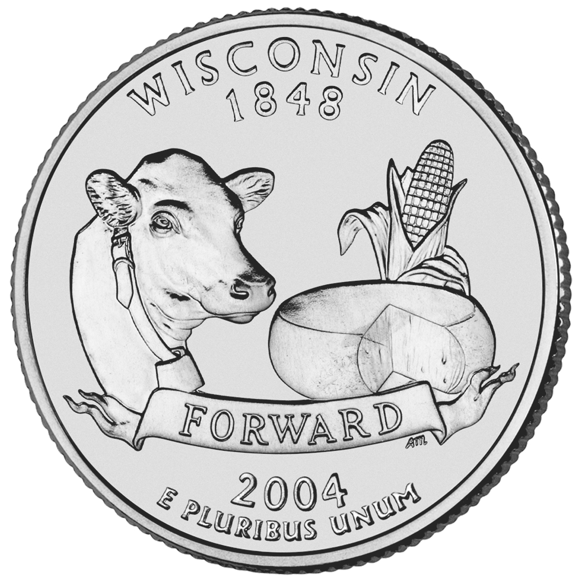 Wisconsin Quarter - front image