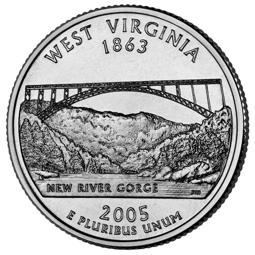 West Virginia Quarter - front image