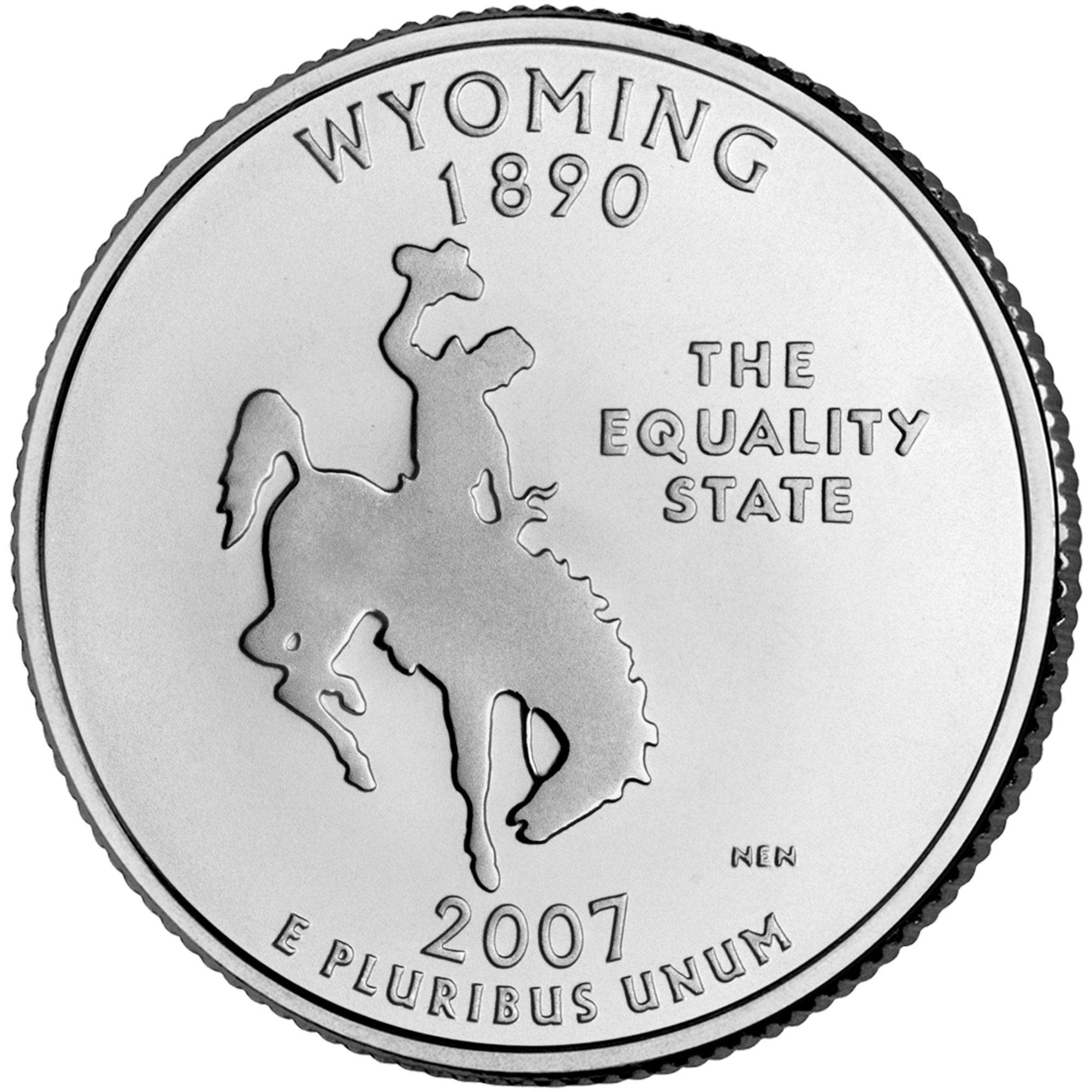 Wyoming Quarter - front image