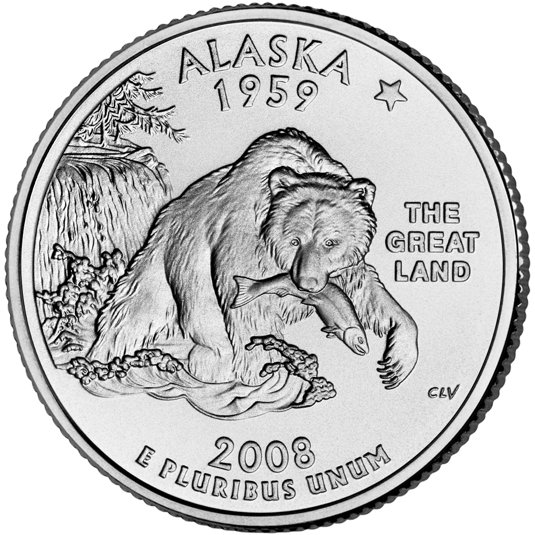 Alaska Quarter - front image