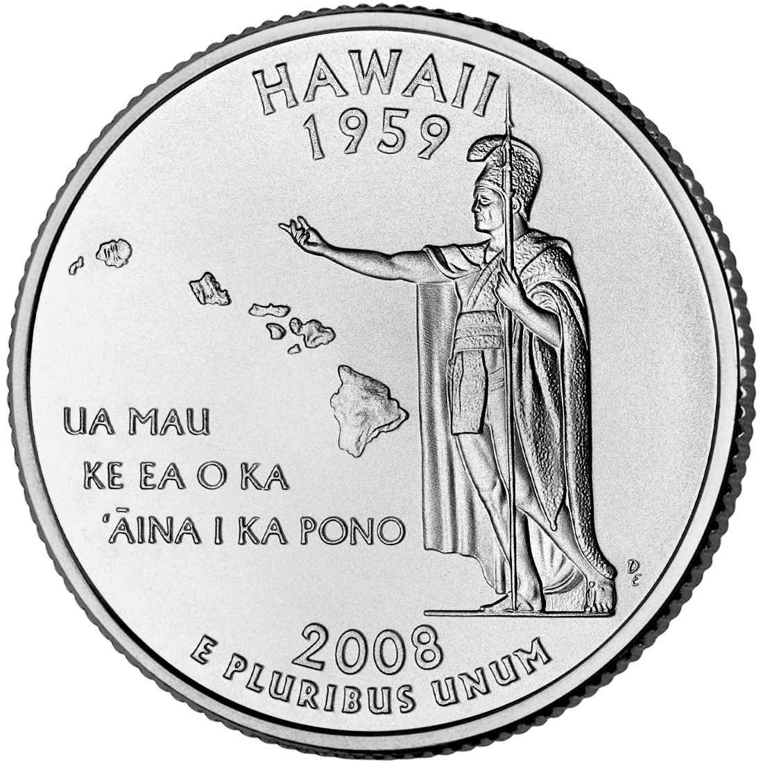 Hawaii Quarter - front image