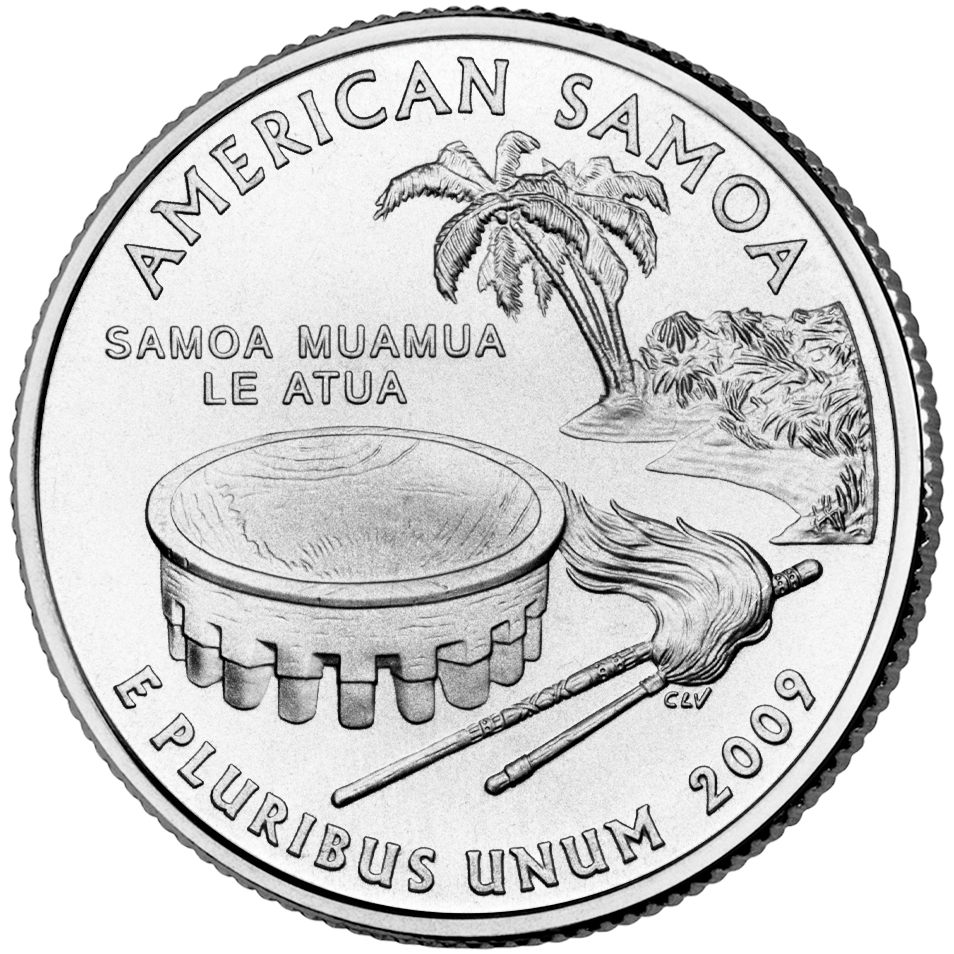 American Samoa Quarter - front image