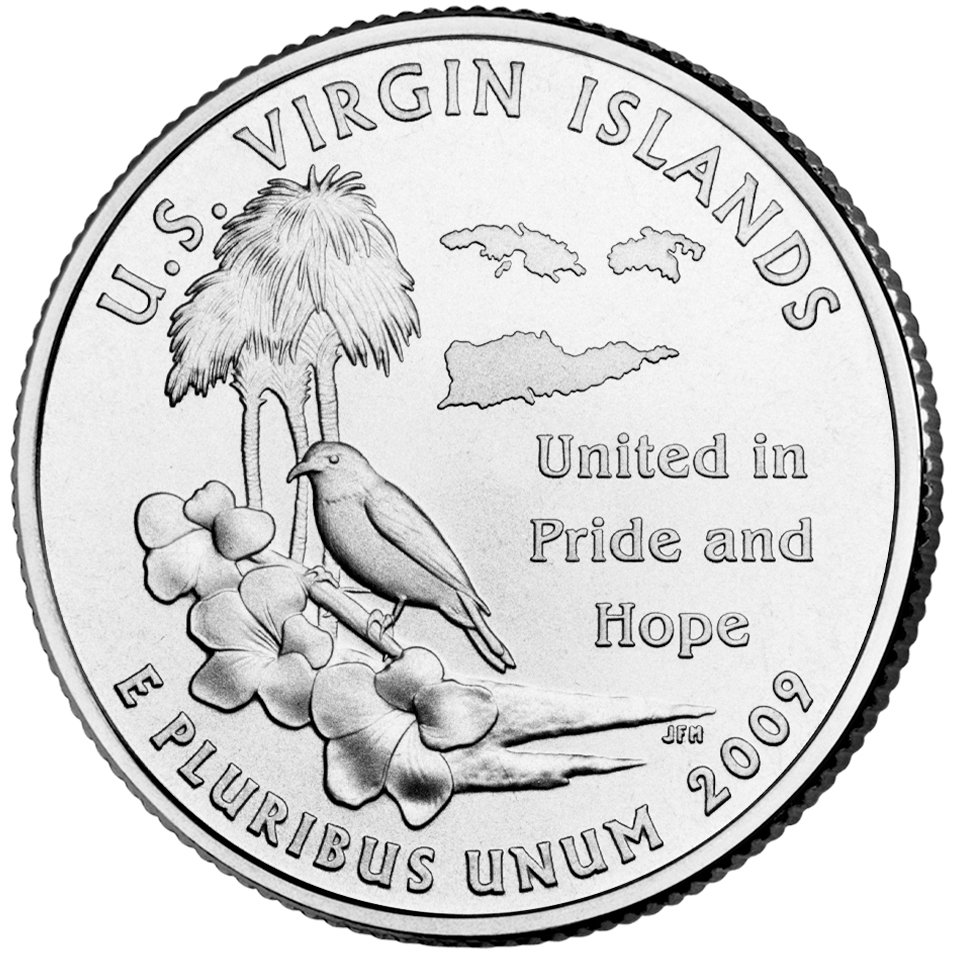 U.S. Virgin Islands Quarter - front image