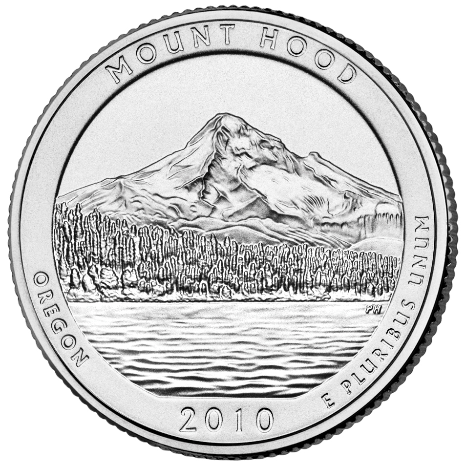 Mount Hood Quarter (Oregon) - front image