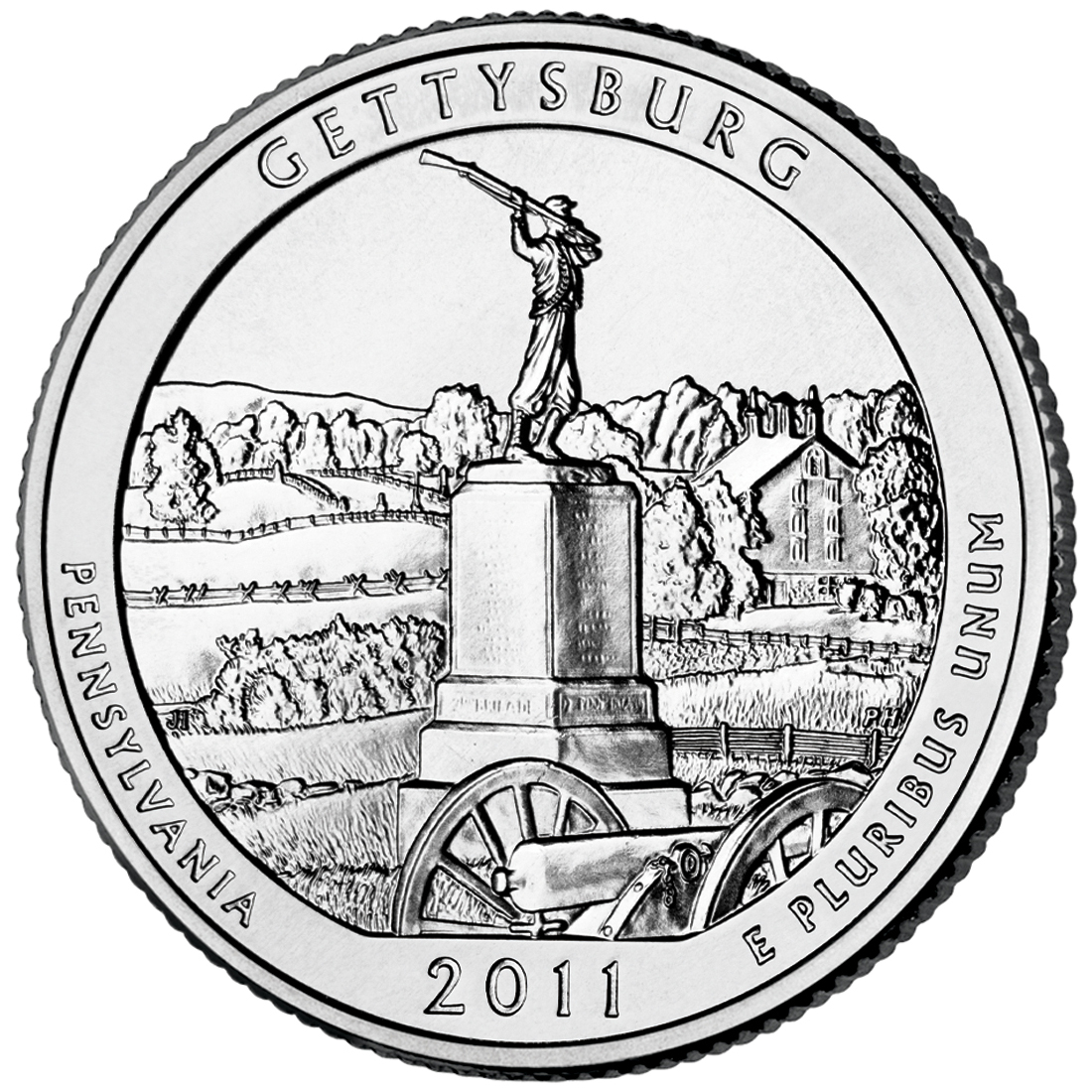 Gettysburg Quarter (Pennsylvania) - front image