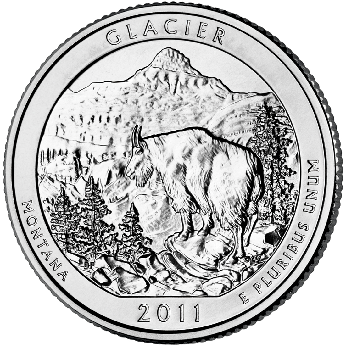 Glacier Quarter (Montana) - front image