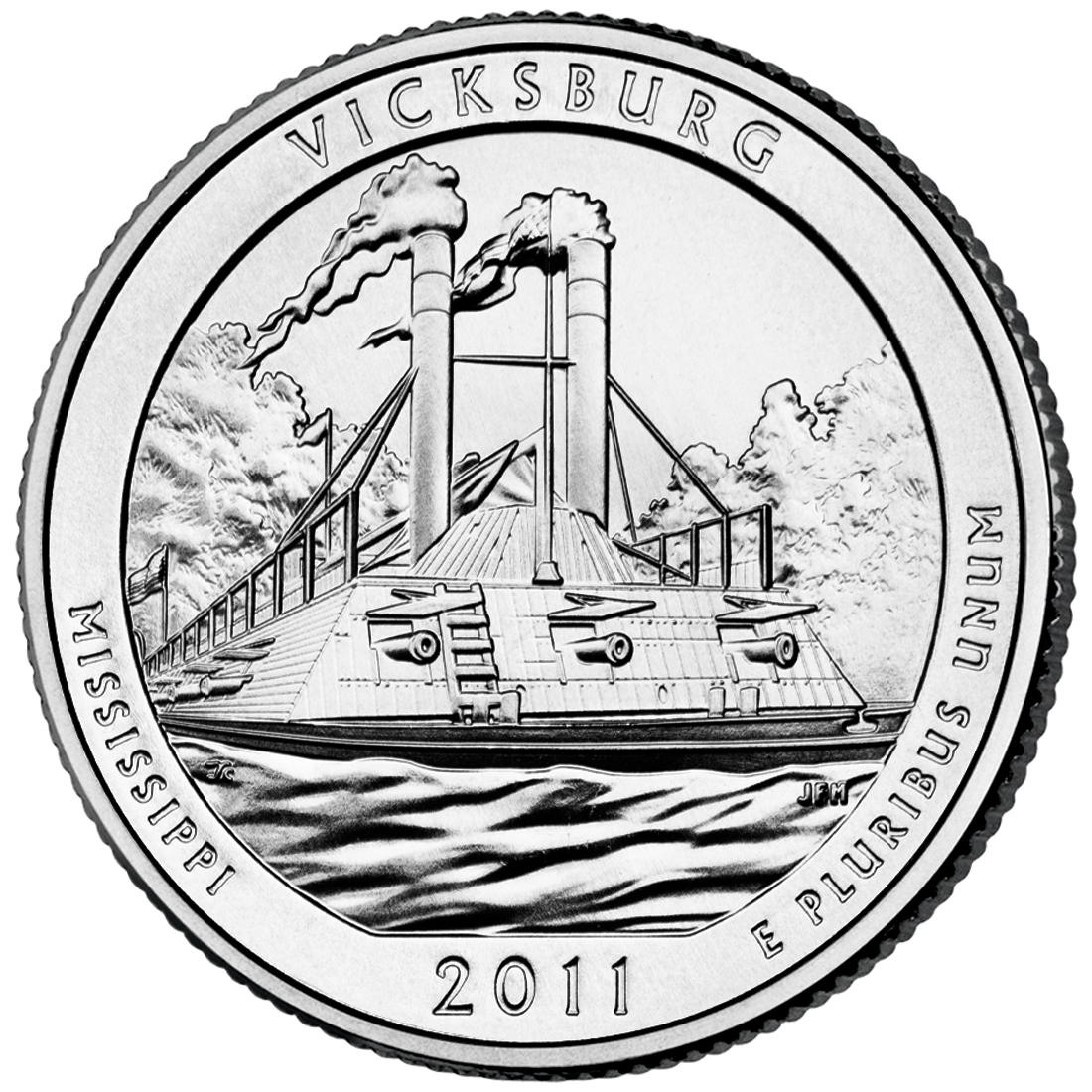 Vicksburg Quarter (Mississippi) - front image