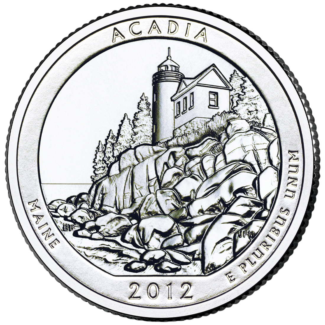 Acadia Quarter (Maine) - front image