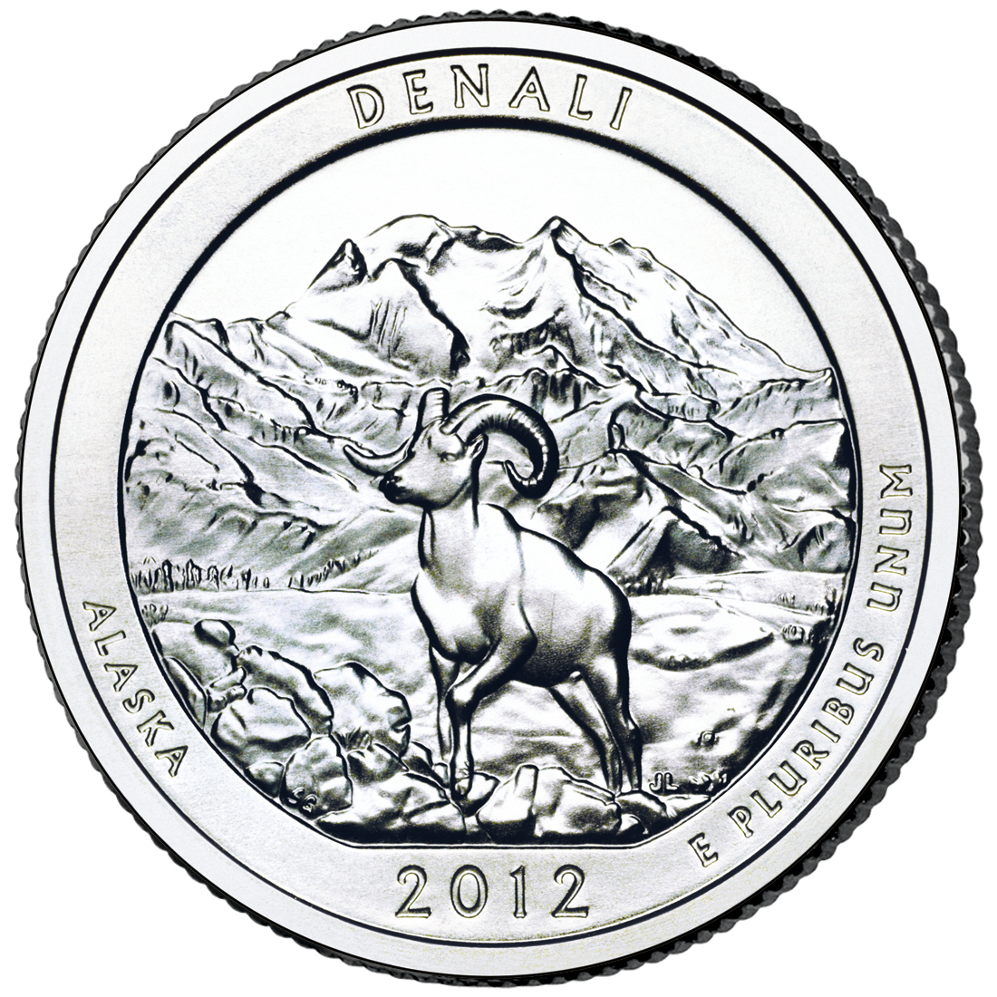 Denali Quarter (Alaska) - front image