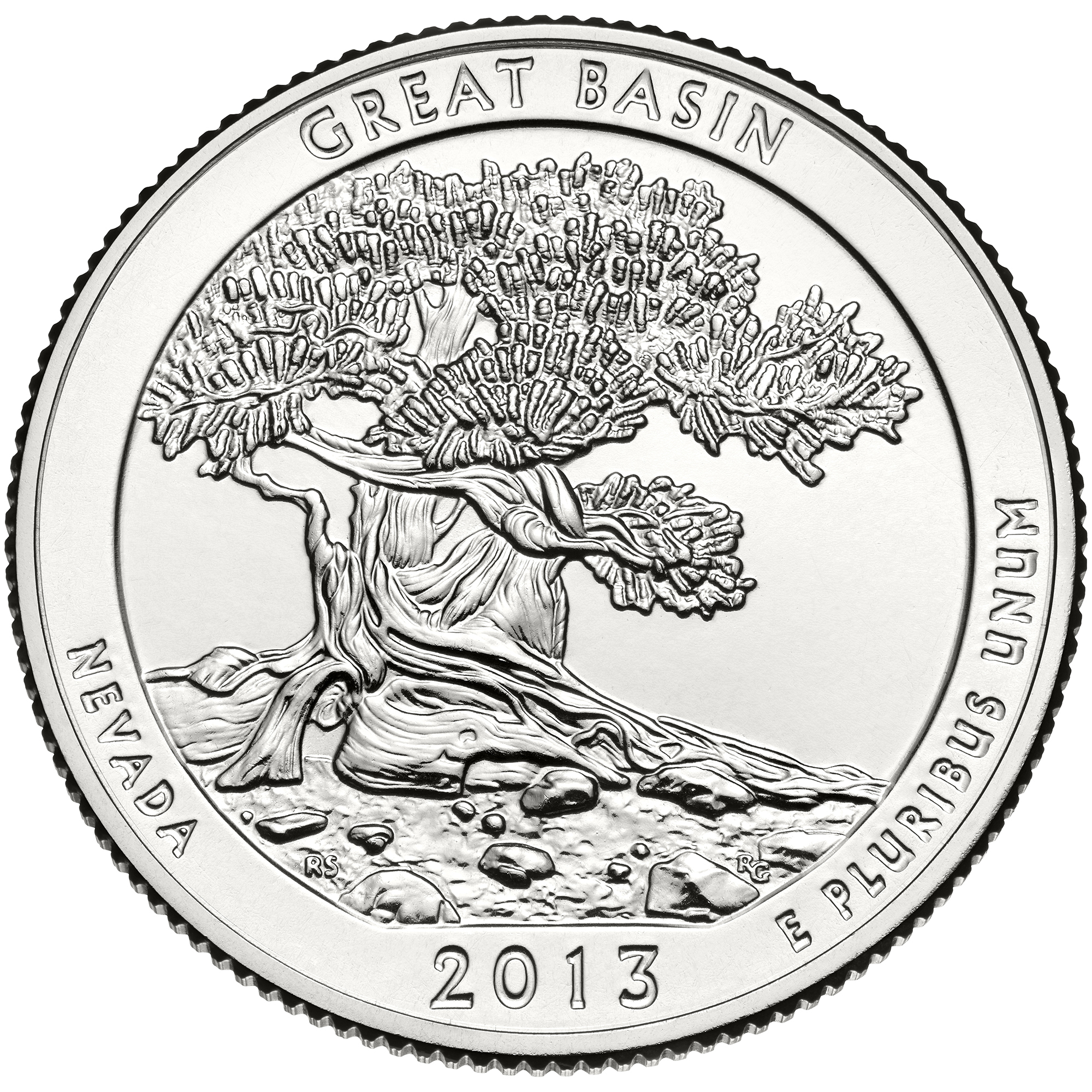 Great Basin Quarter (Nevada) - front image