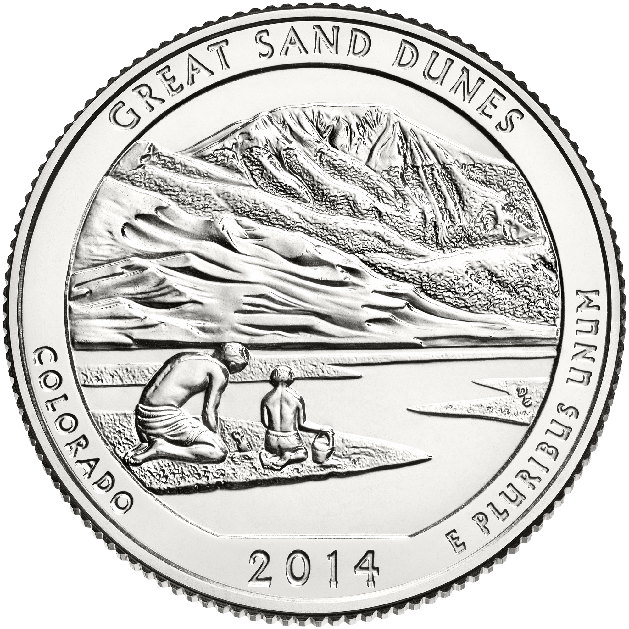 Great Sand Dunes Quarter (Colorado) - front image