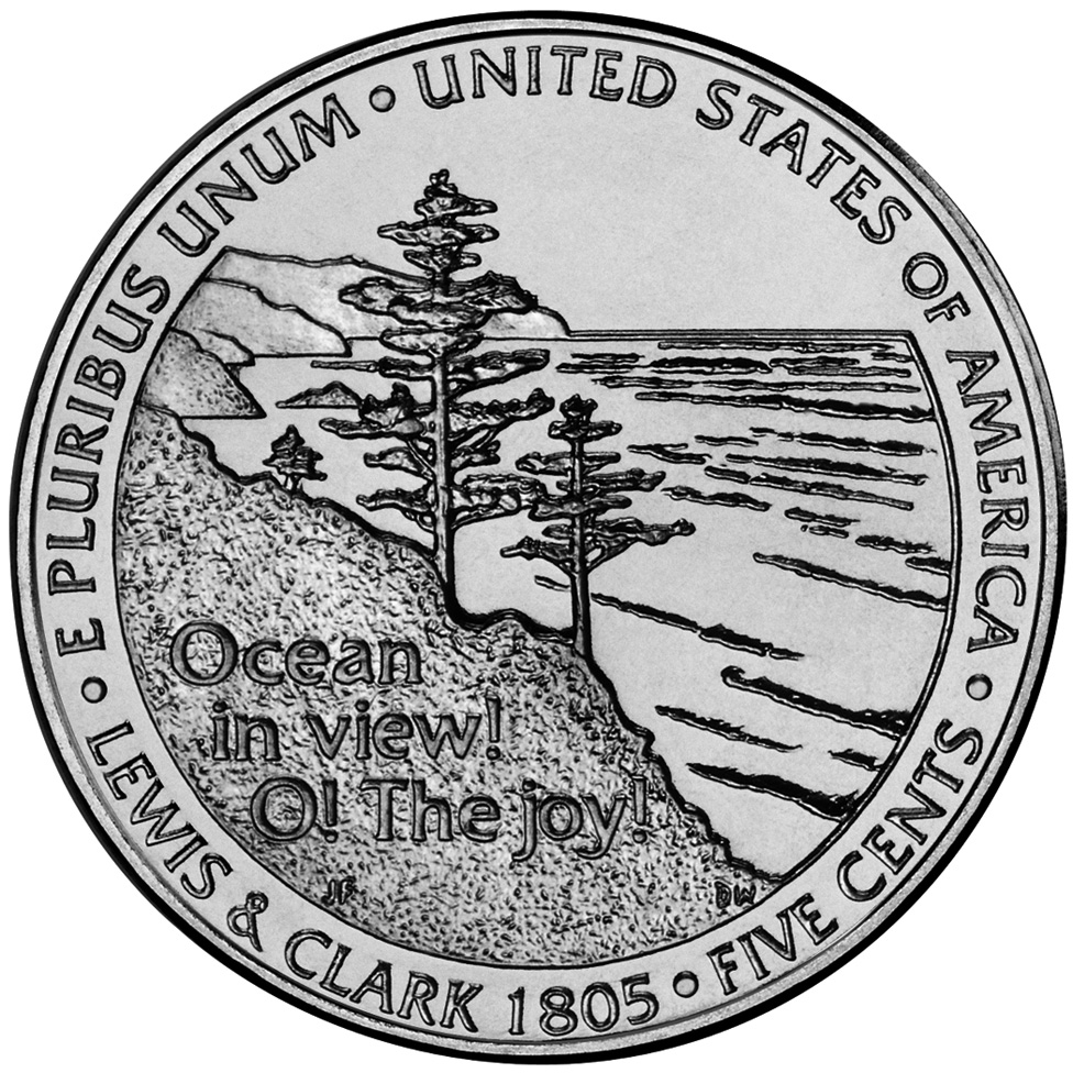 Ocean in View Nickel - front image