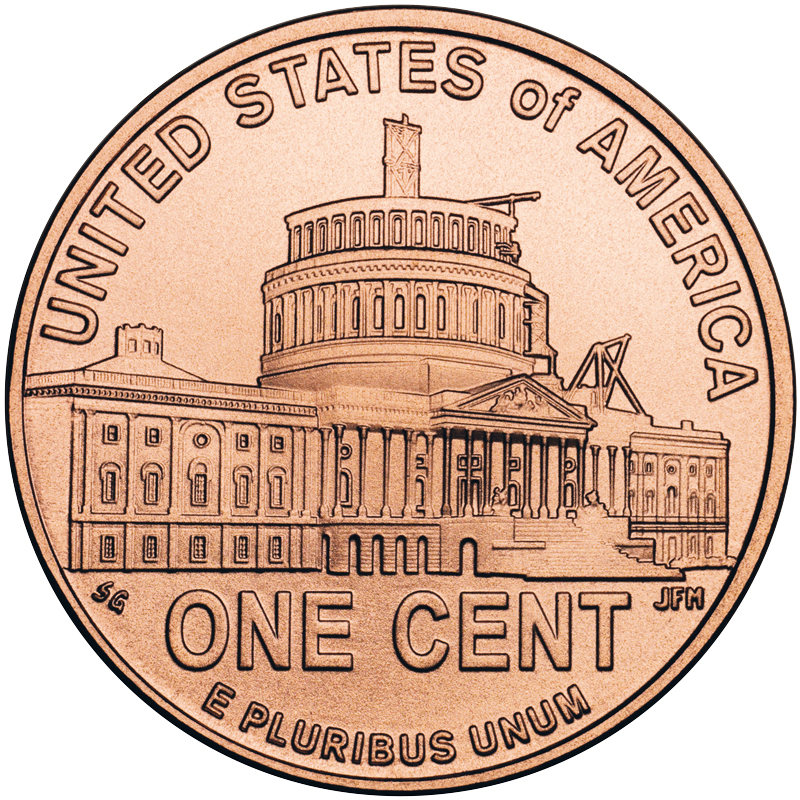 Presidency in Washington, DC Lincoln Penny - front image