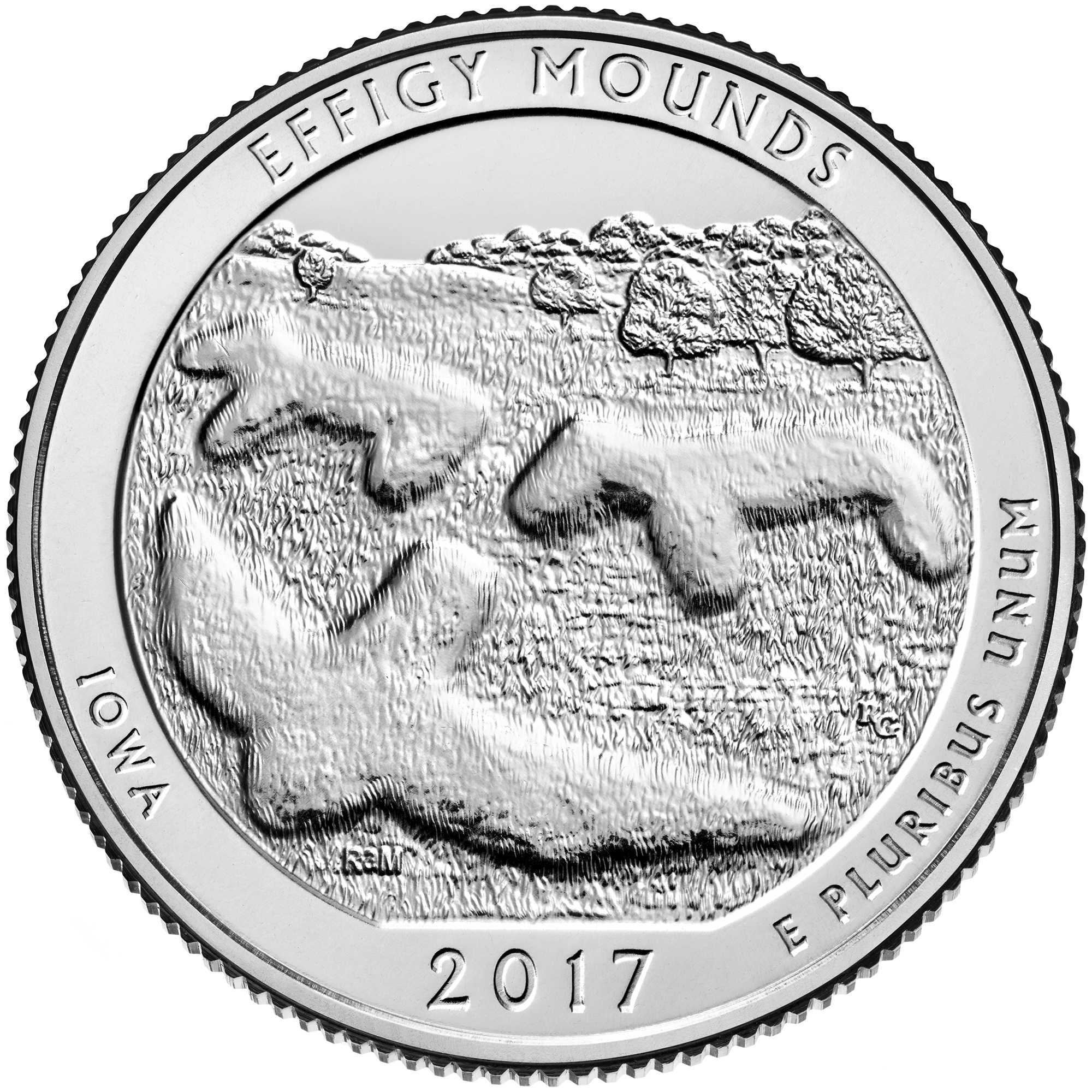 Effigy Mounds Quarter (Iowa) - front image