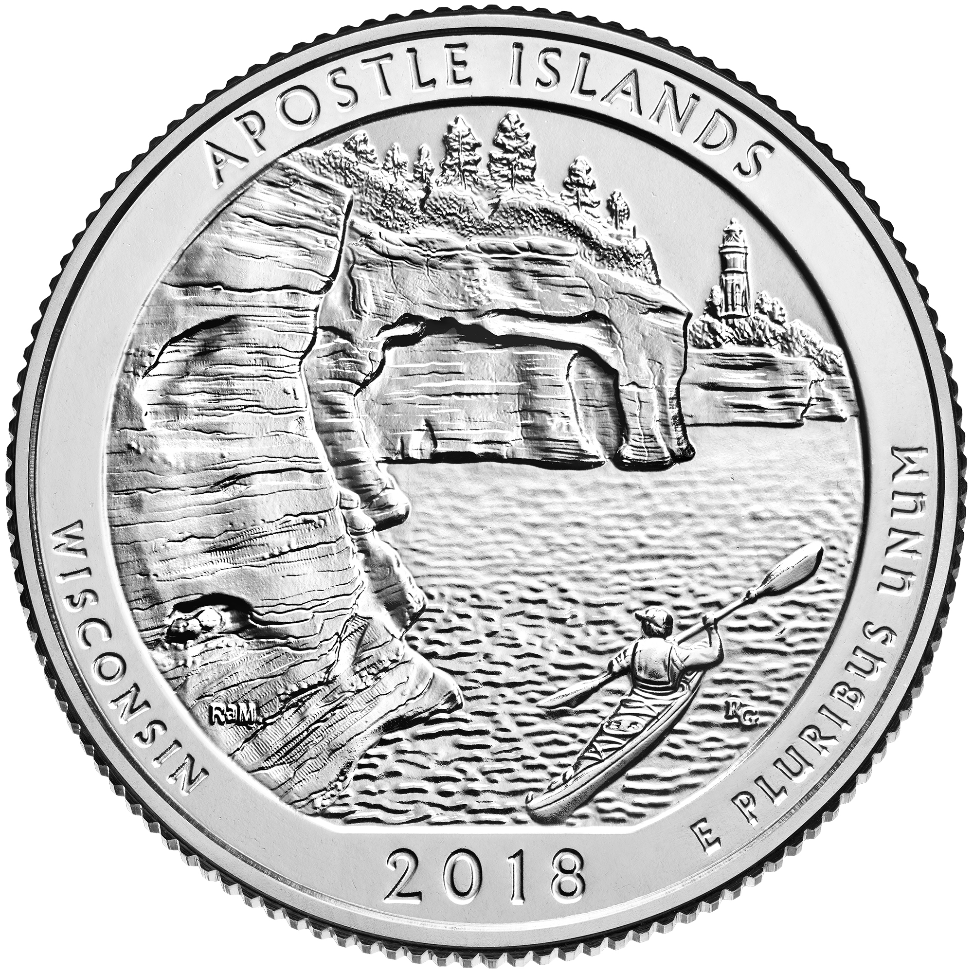 Apostle Islands Quarter (Wisconsin) - front image