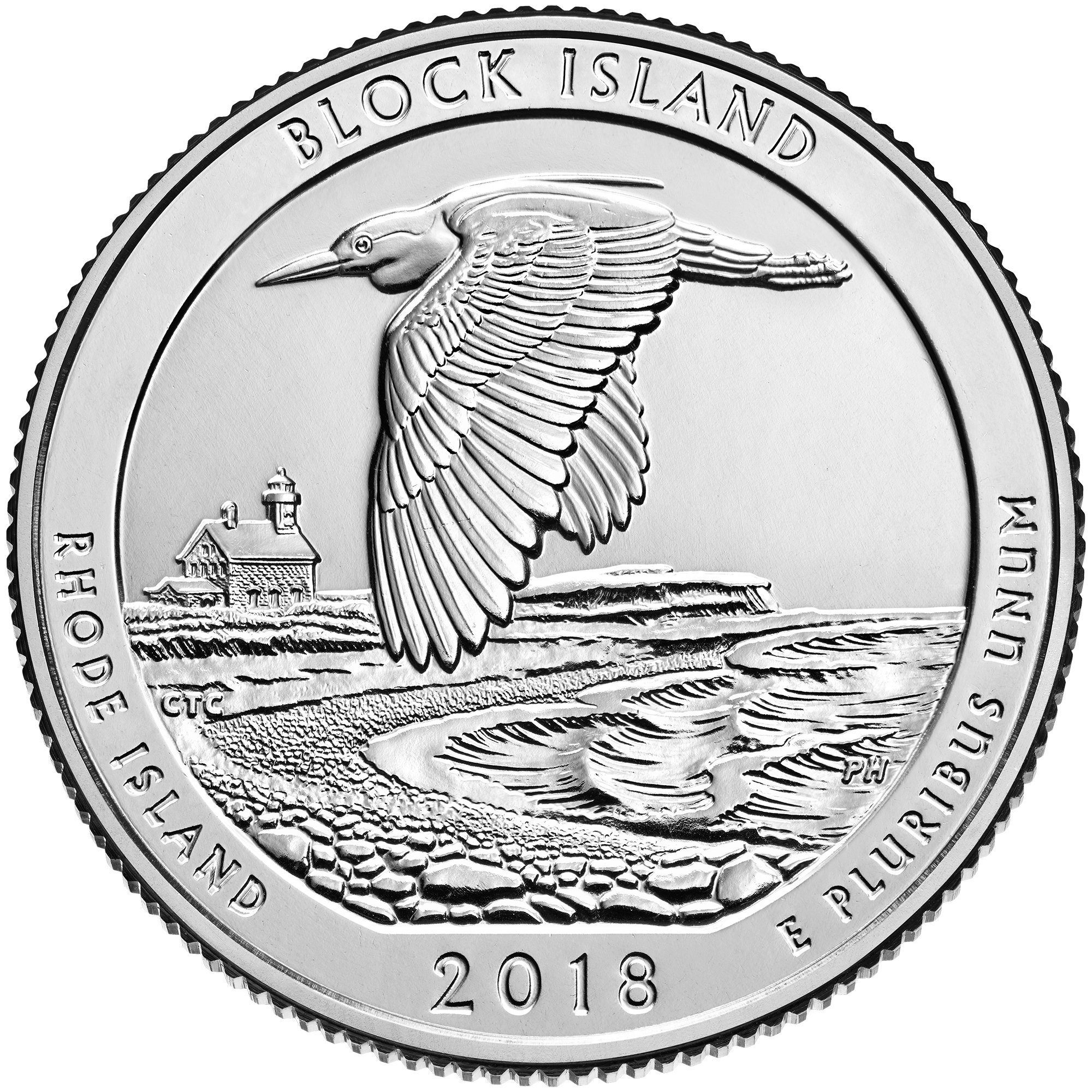 Block Island Quarter (Rhode Island) - front image