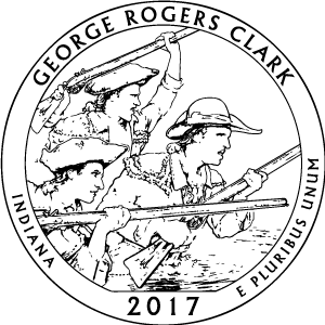 George Rogers Clark Quarter (Indiana) - front image