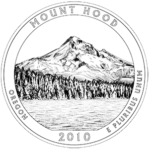 Mount Hood Quarter (Oregon) - front image