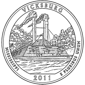 Vicksburg Quarter (Mississippi) - front image