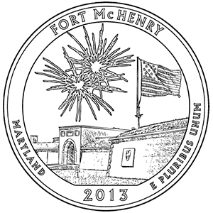 Fort McHenry Quarter (Maryland) - front image