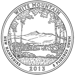 White Mountain Quarter (New Hampshire) - front image