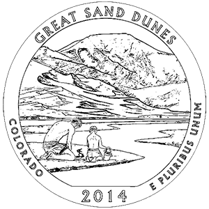 Great Sand Dunes Quarter (Colorado) - front image