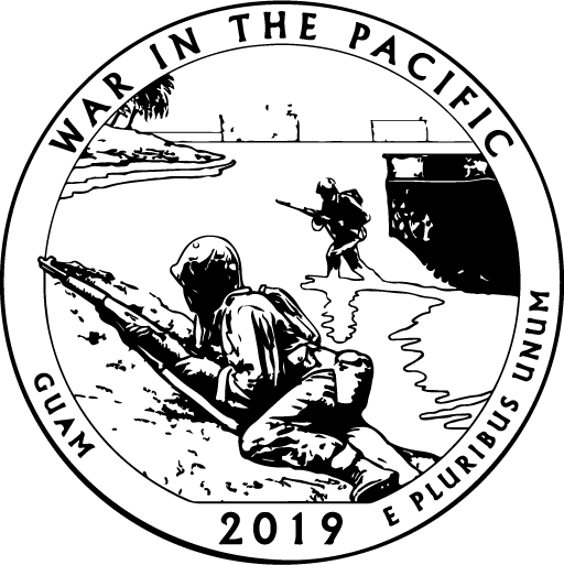 War in the Pacific Quarter (Guam) - front image