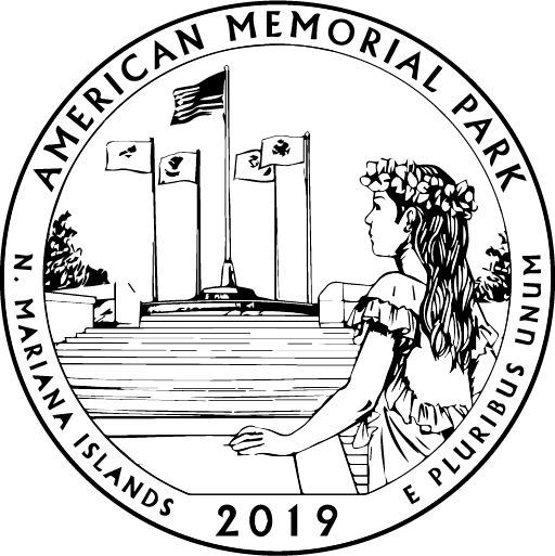 American Memorial Quarter (Northern Mariana Islands) - front image