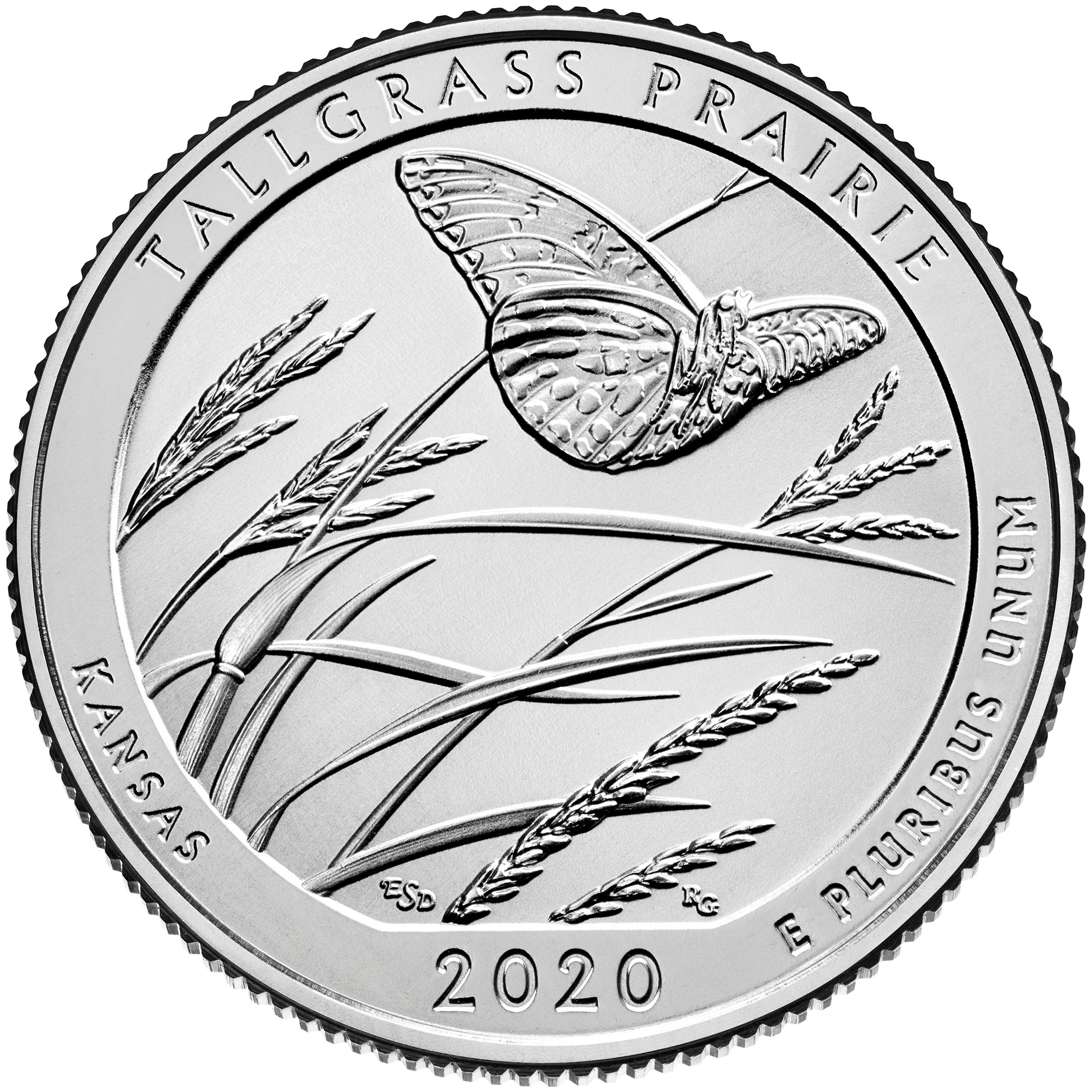 Tallgrass Prairie Quarter (Kansas) - front image