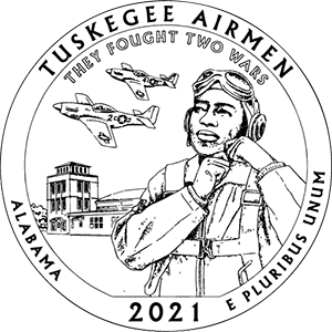 Tuskegee Airmen Quarter (Alabama) - front image