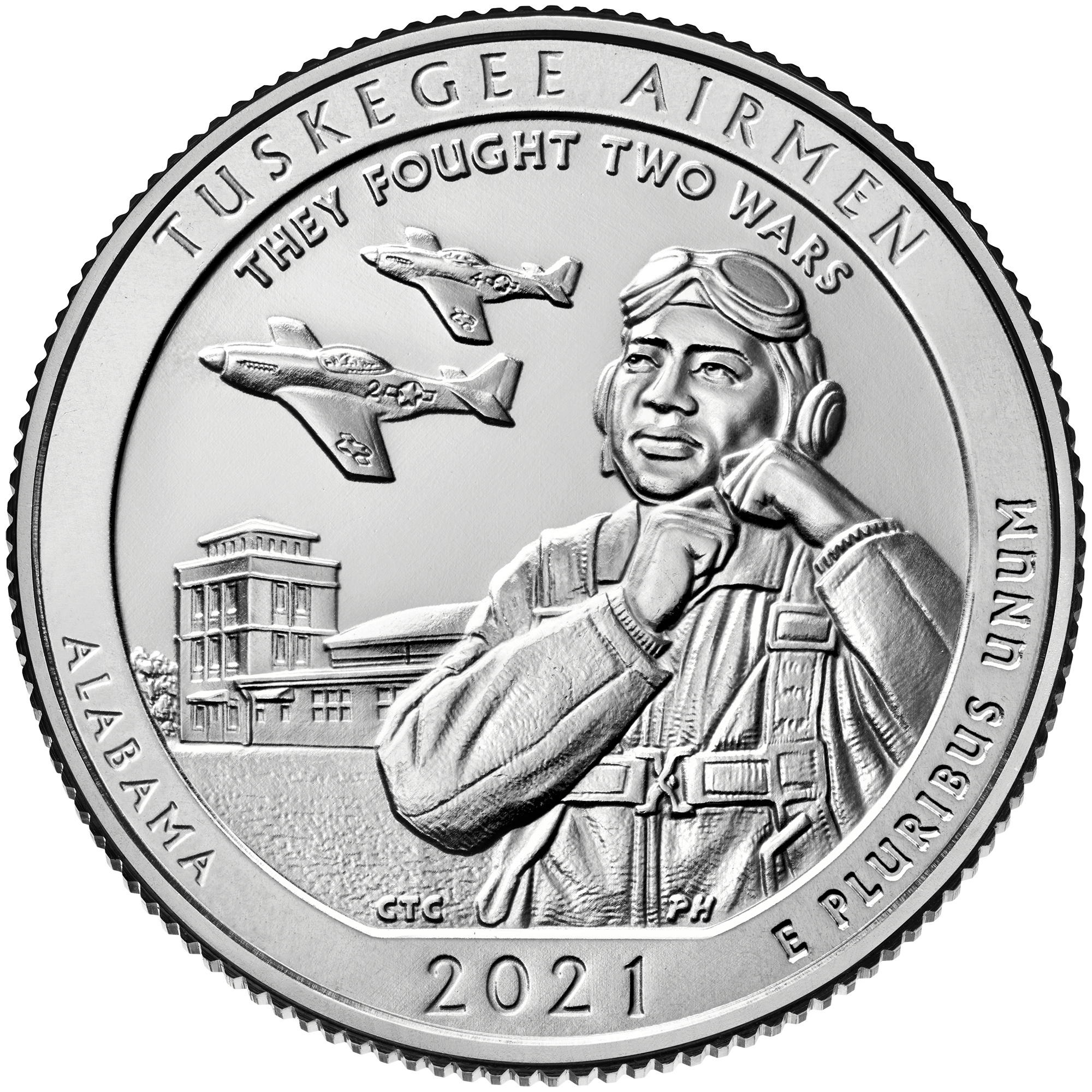 Tuskegee Airmen Quarter (Alabama) - front image