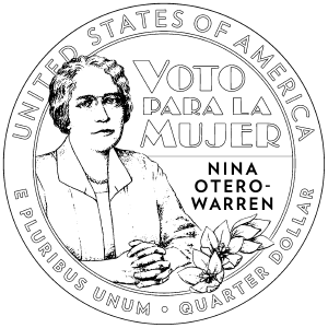 Nina Otero-Warren Quarter - front image