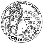 Celia Cruz Quarter - front image