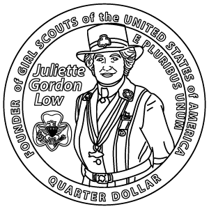 Juliette Gordon Low Quarter - front image