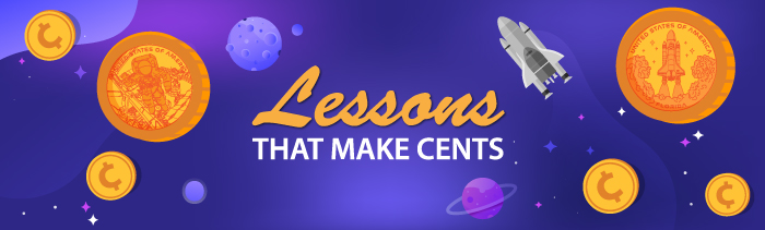 Lessons That Make Cents decorative banner February 2025