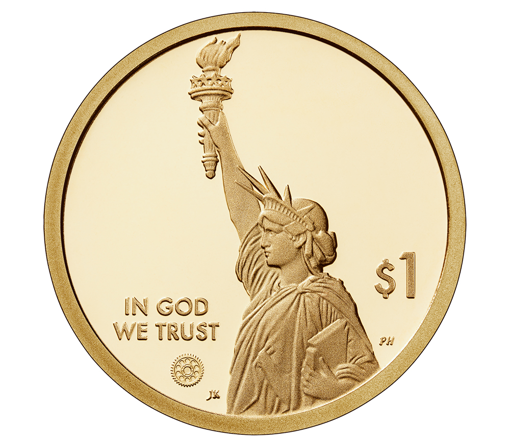 2025 Texas American Innovation $1 Coin Obverse