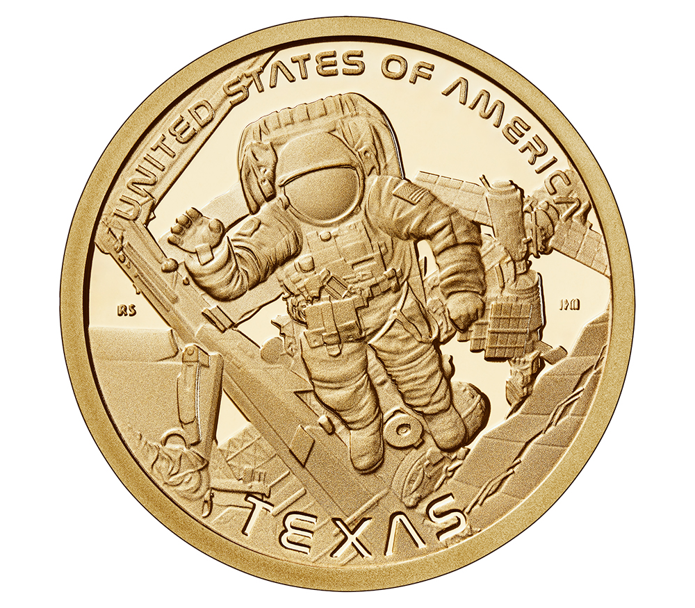 2025 Texas American Innovation $1 Coin Reverse