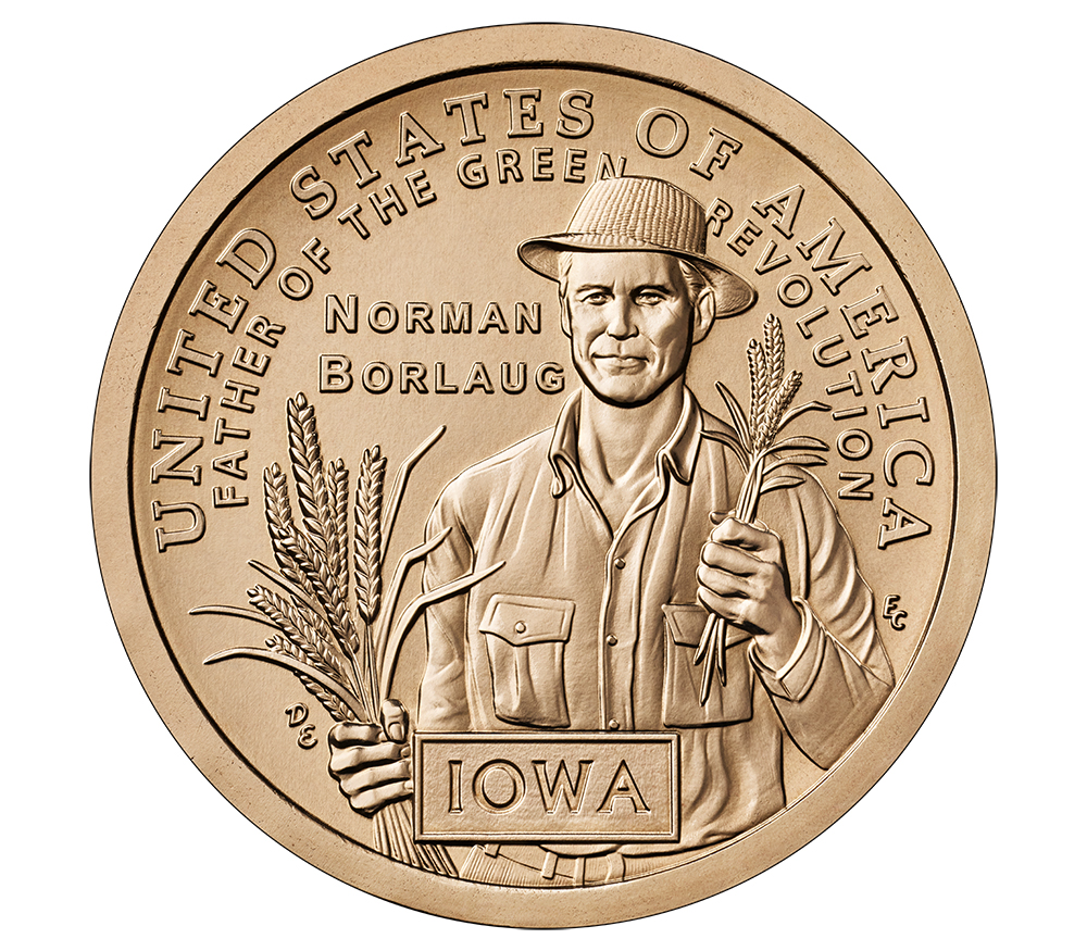 $1 Coin – Iowa Reverse