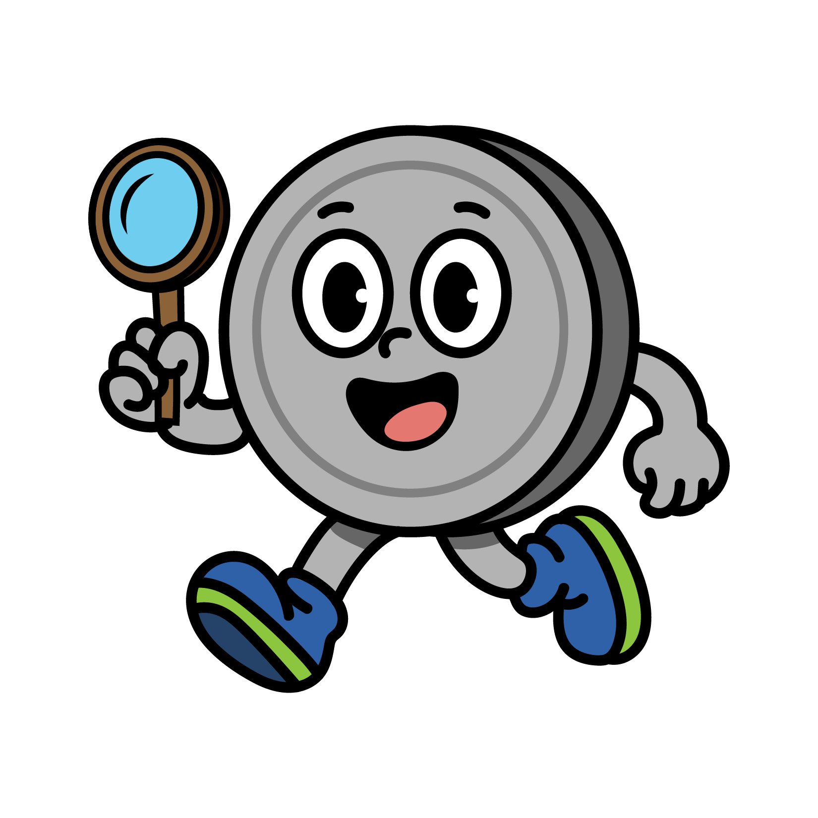 fun fact coin character icon