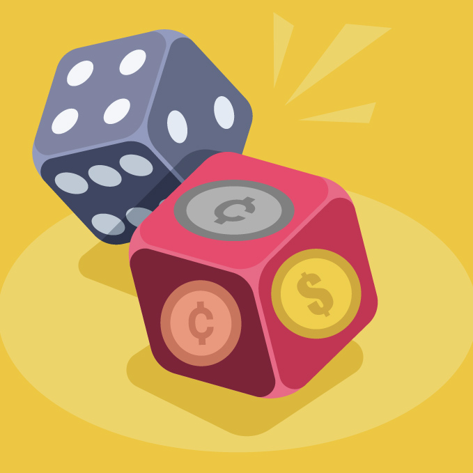 Coin Count Dice Logo